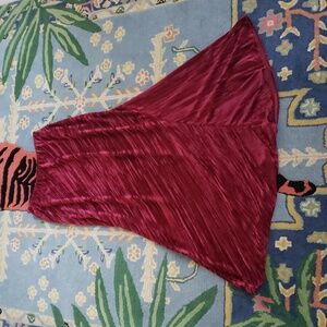 Free people velvet maxi skirt